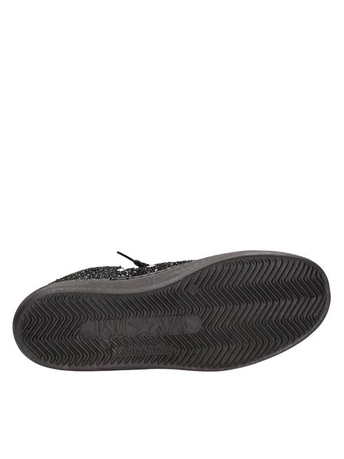 Sneakers in tessuto e glitter PASQUALEXY3 | PXCU 002NERO-ARGENTO